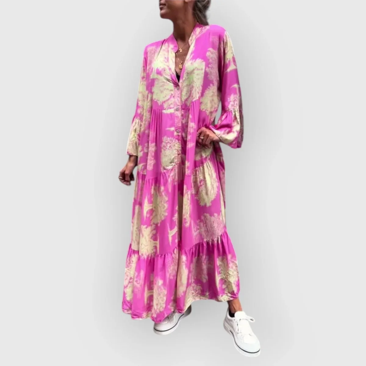 Mirone™ | Vestido largo floral - Imagen 5