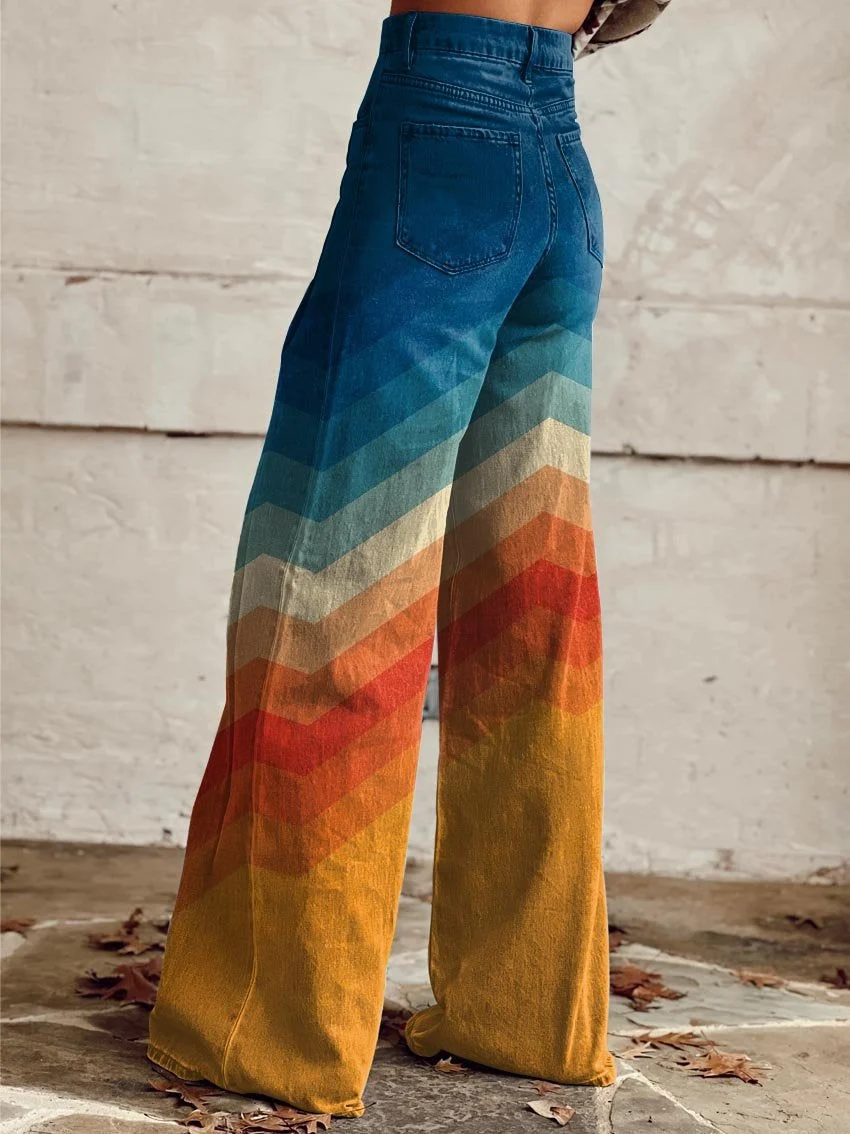 Olivia | Pantalones artísticos degradado premium para mujer - Imagen 3