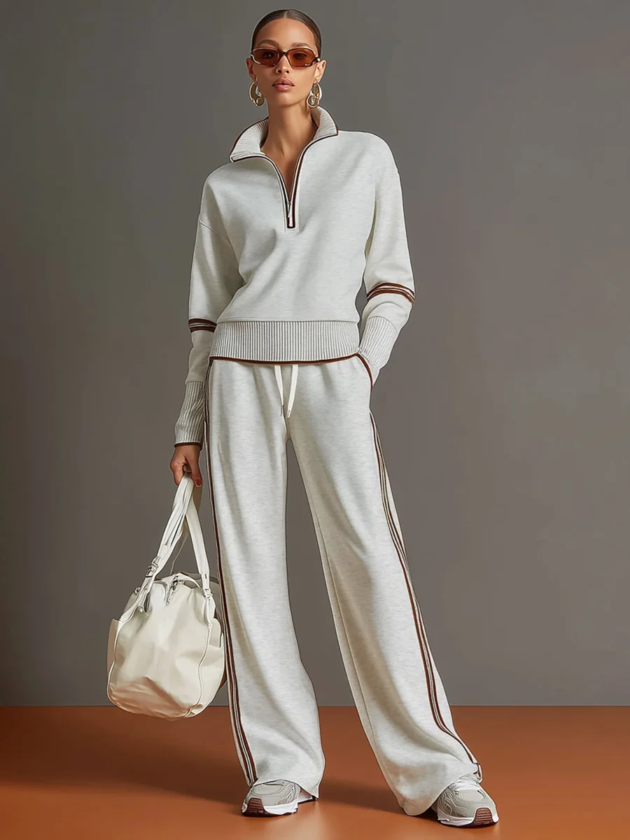 Marietta | Blusa y pantalón con piernas anchas para Mujer - Imagen 5