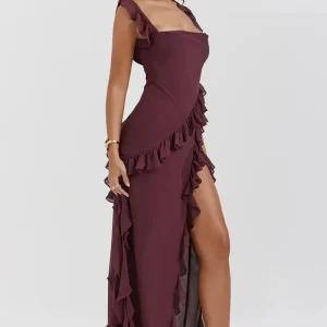 Lara™ | Elegante vestido largo con abertura
