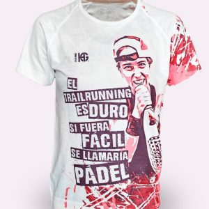 LEIRE FERNÁNDEZ GUAU! GUAU! · Camiseta estampada ultraligera para calor e indoor