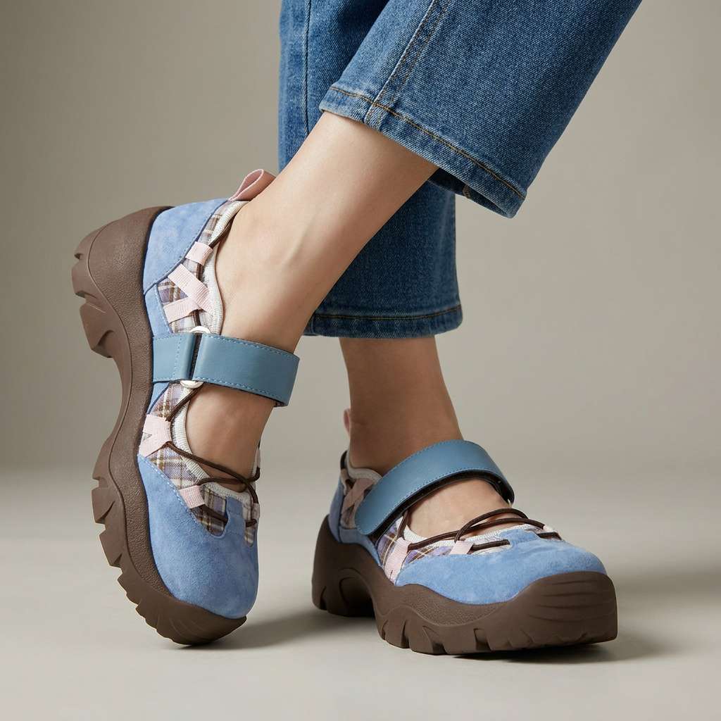 Velina | Zapatillas cómodas con cierre de velcro para Mujer - Imagen 4