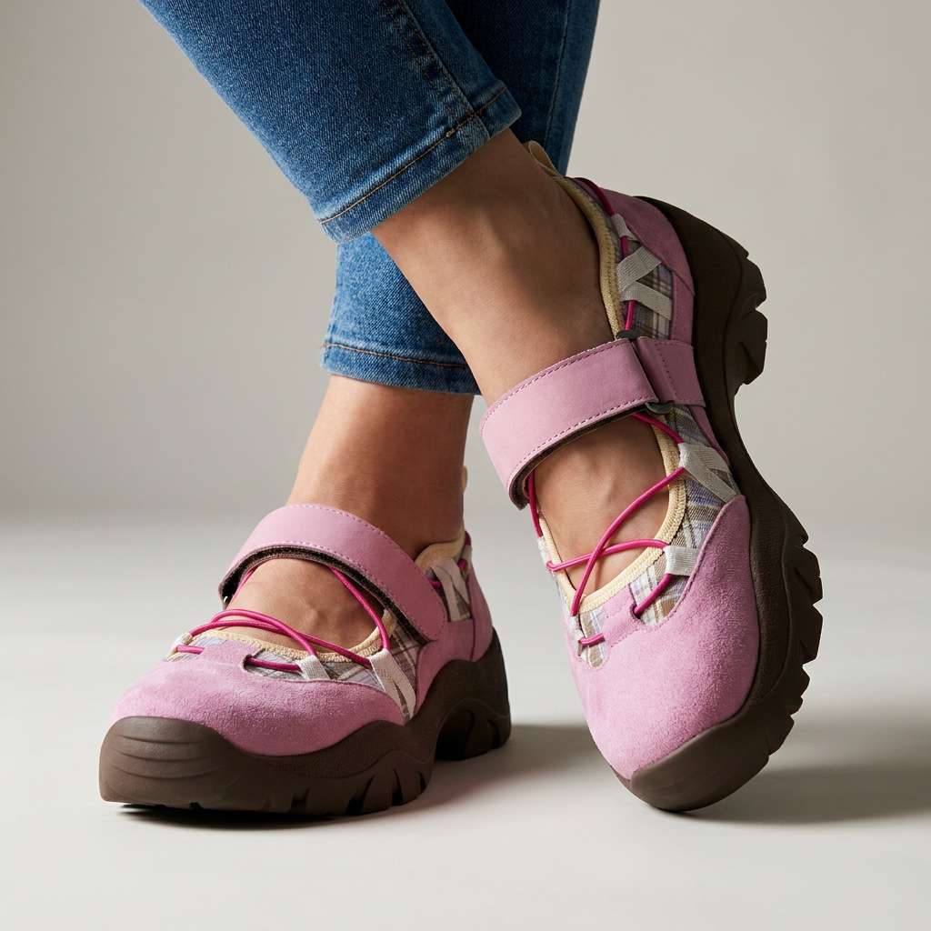 Velina | Zapatillas cómodas con cierre de velcro para Mujer - Imagen 5