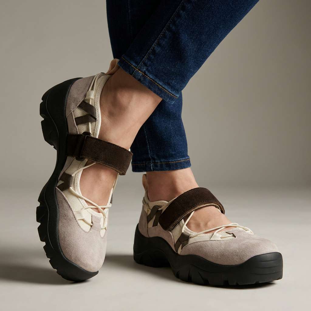 Velina | Zapatillas cómodas con cierre de velcro para Mujer - Imagen 2