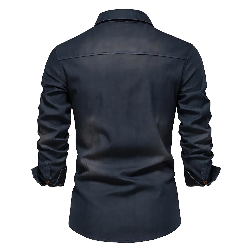 JIM - CAMISA DE ALGODÓN VAQUERO - Imagen 6