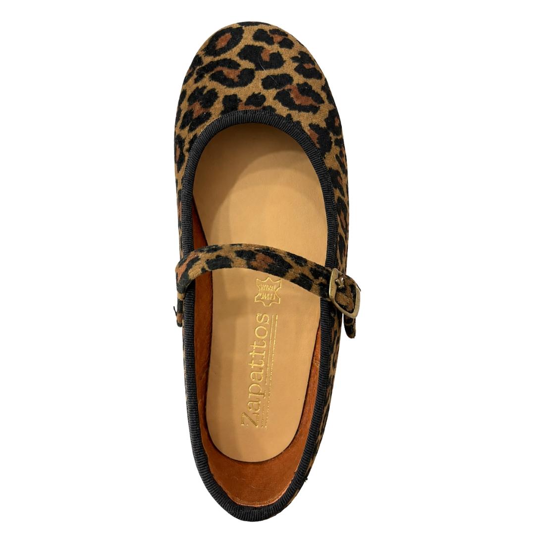 Mercedita Hebilla Terciopelo Leopardo - Imagen 3