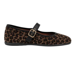 Mercedita respetuosa terciopelo animal print