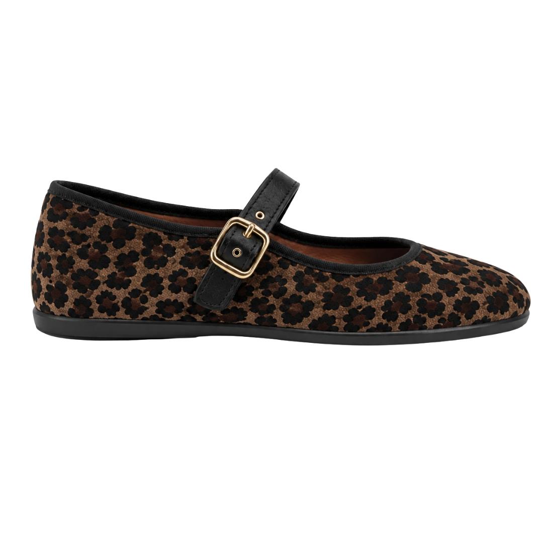 Mercedita respetuosa terciopelo animal print - Imagen 2