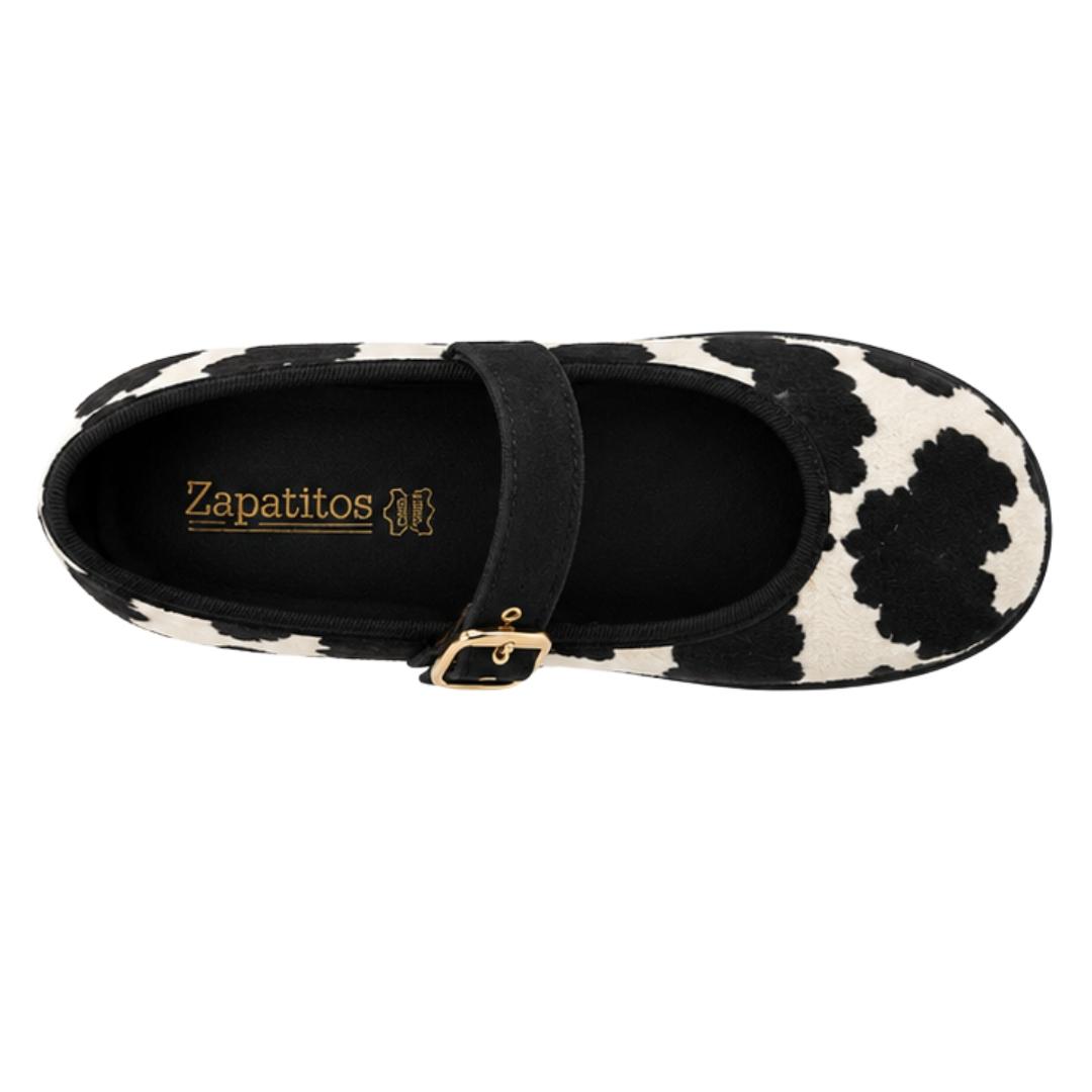 Merceditas Respetuosas con Hebilla y Piel Ante Animal Print - Imagen 6