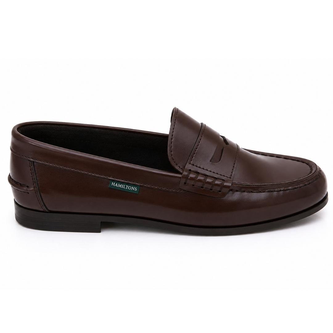 Mocasín o castellano con brillo y con suela de goma de la marca HAMILTOM - Imagen 6