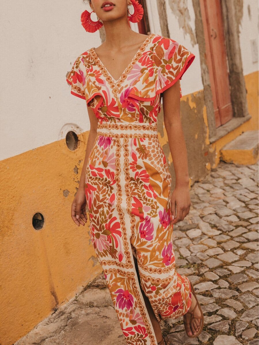 Olivia™ | Vestido largo colorido - Imagen 3