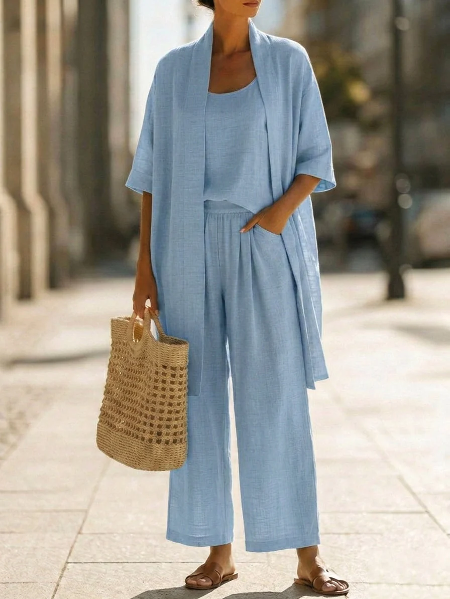 Linnea | Conjunto de Lino Ligero para Mujer - Imagen 4
