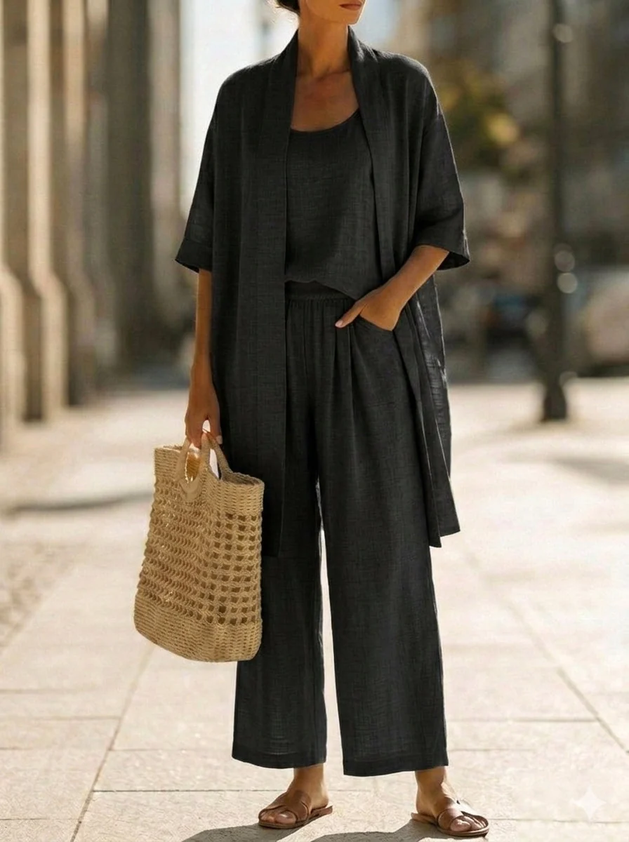 Linnea | Conjunto de Lino Ligero para Mujer - Imagen 9