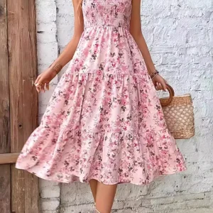 Chloé | Maxi vestido de flores de verano