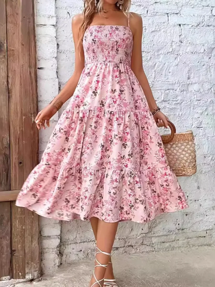 Chloé | Maxi vestido de flores de verano