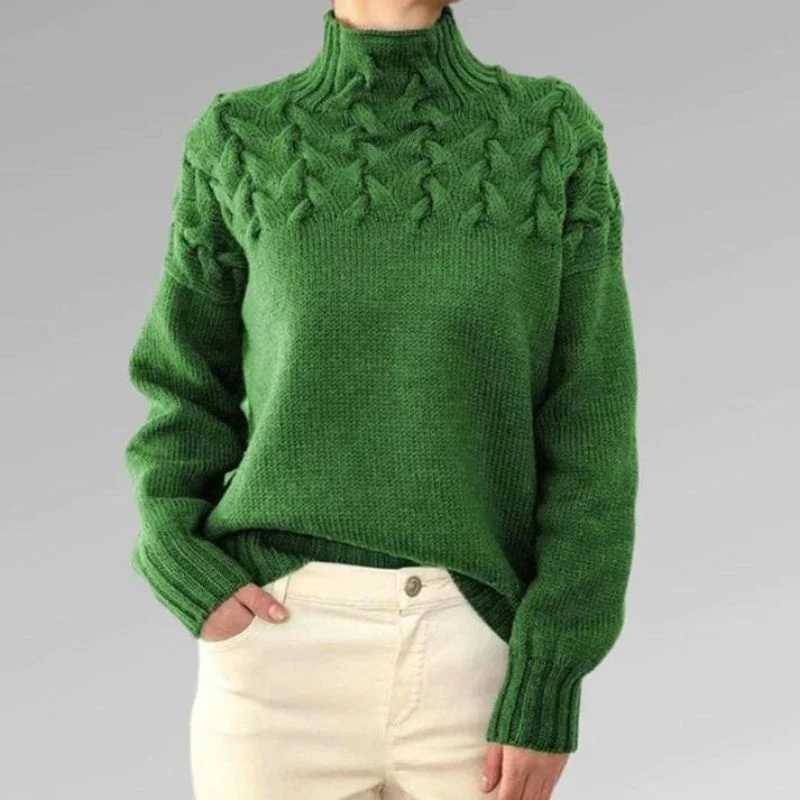 Babette™ | Acogedor jersey de punto con cuello alto - Imagen 8