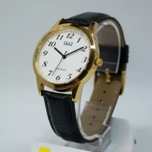 Reloj Q&Q Cuero Negro