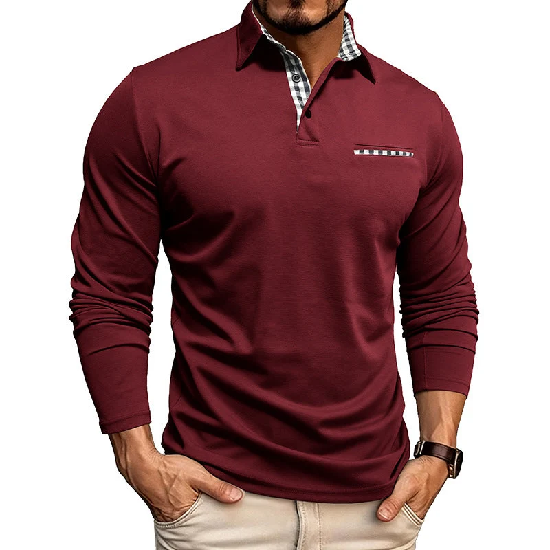 William - Polo Premium de Manga Larga para Hombre - Imagen 2