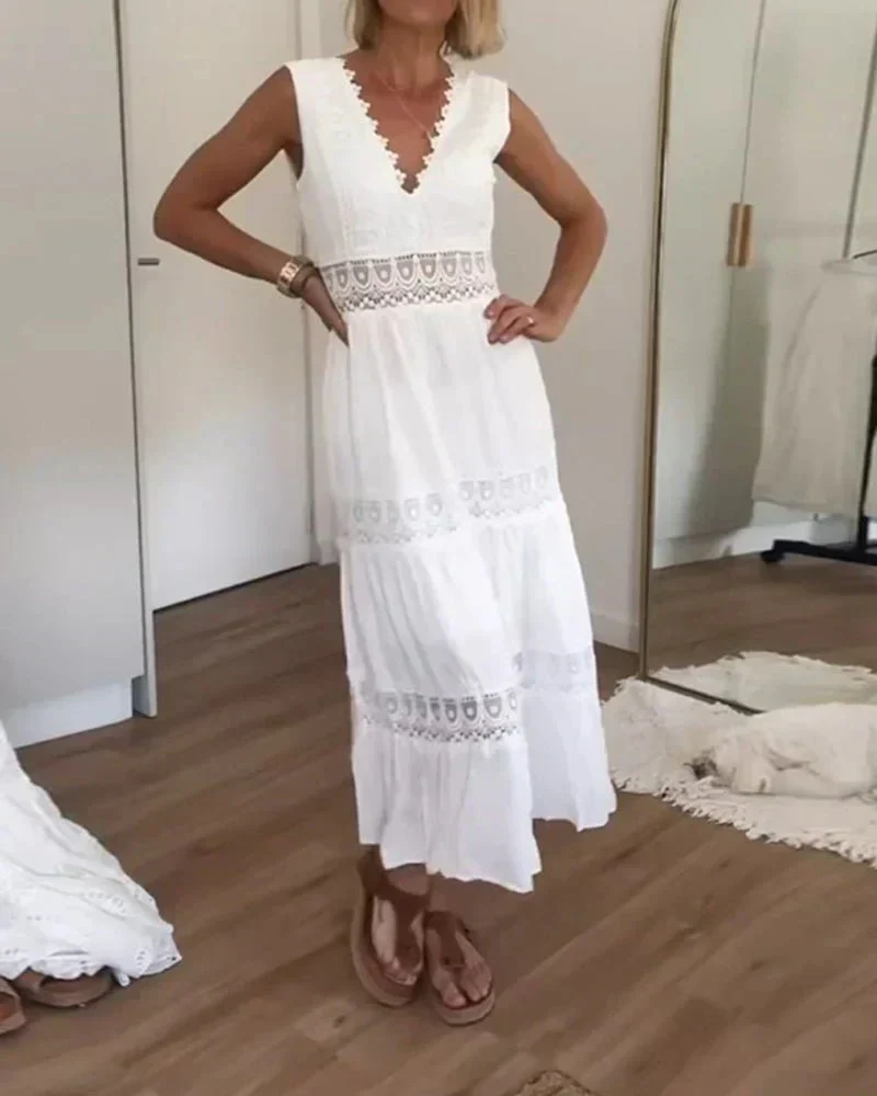 Rosalia - Vestido de verano largo y elegante - Imagen 4