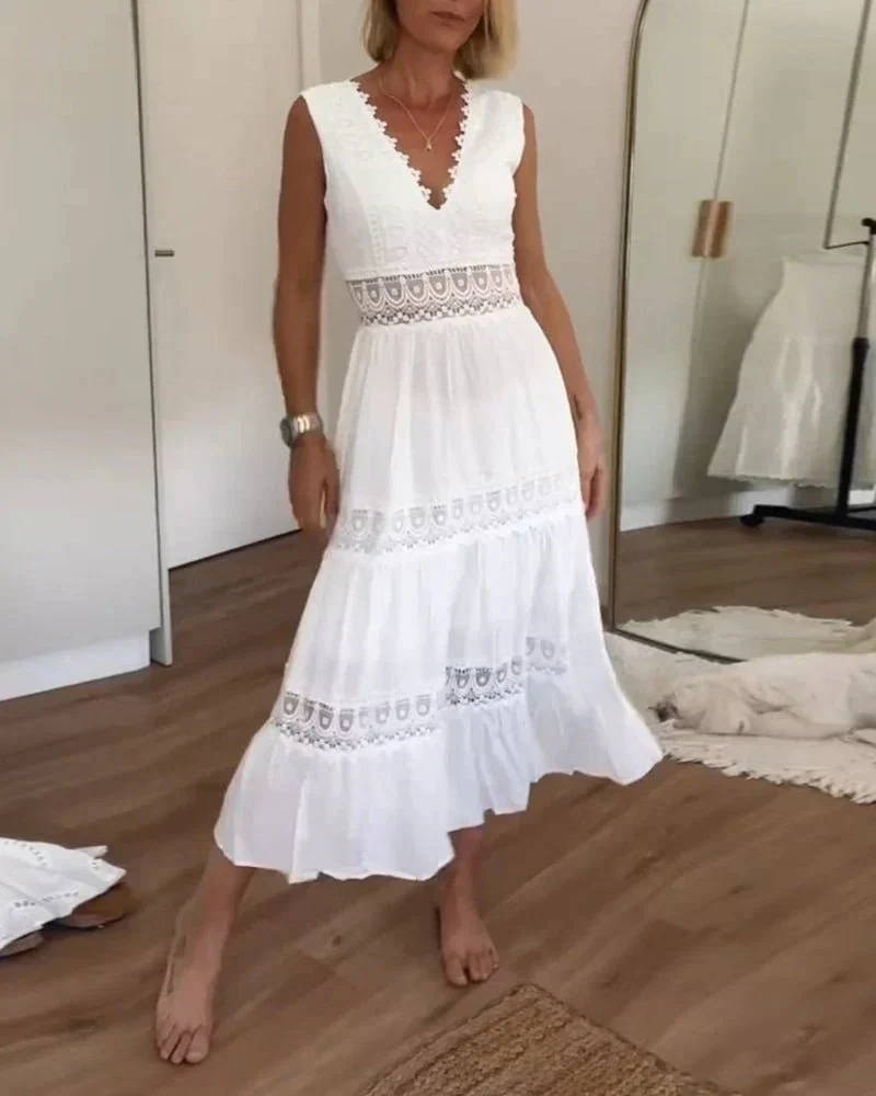 Rosalia - Vestido de verano largo y elegante - Imagen 2