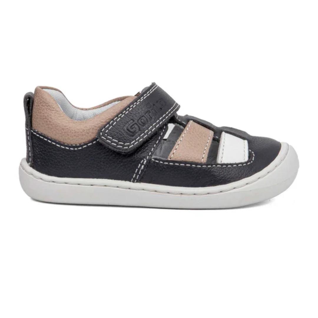 Sandalia piel barefoot o respetuosa con velcro Gorila - Imagen 9