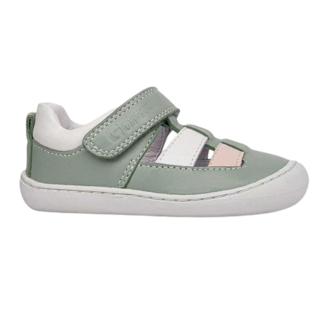 Sandalia piel barefoot o respetuosa con velcro Gorila - Imagen 5