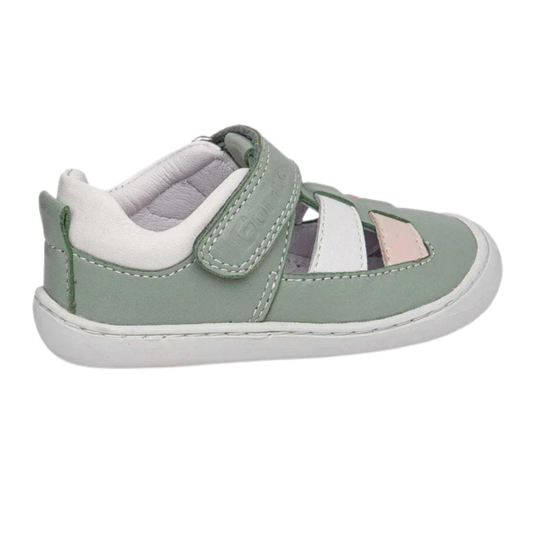 Sandalia piel barefoot o respetuosa con velcro Gorila - Imagen 3