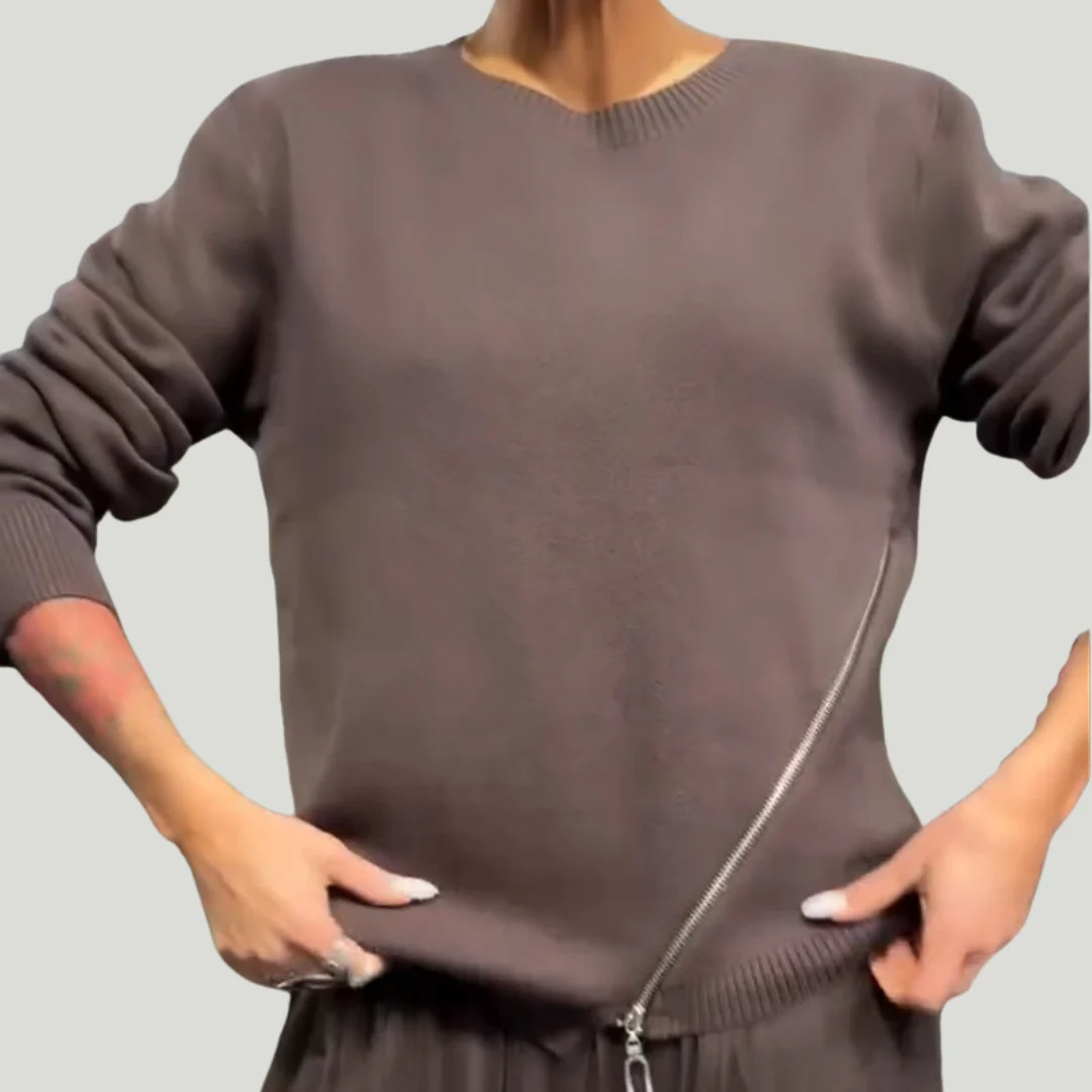 Ullé | Vestido elegante de punto y tul para mujer - Imagen 3