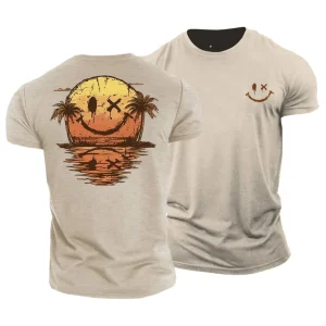 Camiseta de verano con Smiley y Mar
