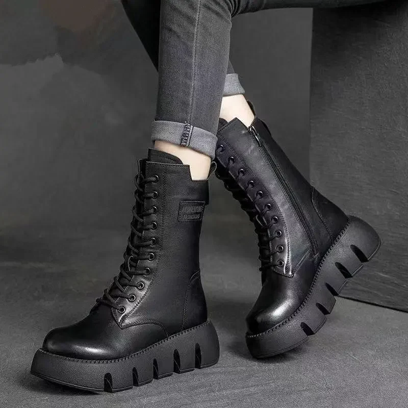Botas Karina™ Cuero Vegano | Diseño Clásico - Imagen 8