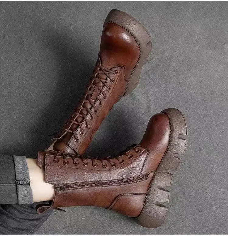 Botas Karina™ Cuero Vegano | Diseño Clásico - Imagen 4
