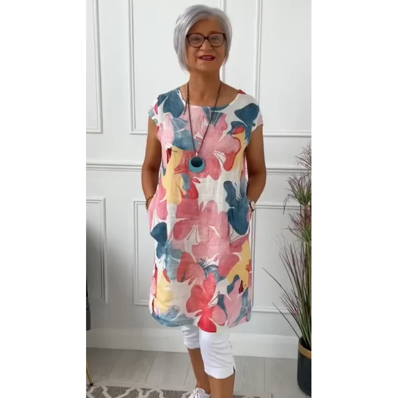 Anita™ | Elegante vestido de cuello redondo - Imagen 3