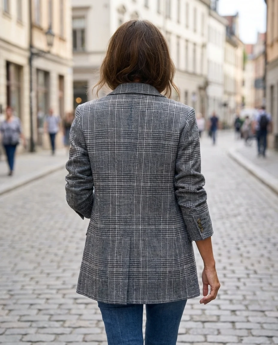 Alicja | Elegante chaqueta de cuadros para Mujer - Imagen 8