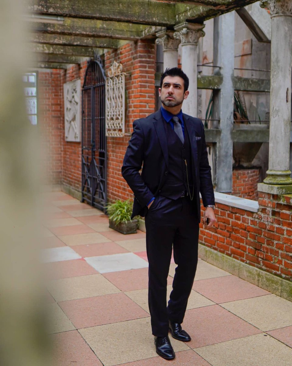 Traje Negro de Hombre Máximo San Martín - Imagen 4