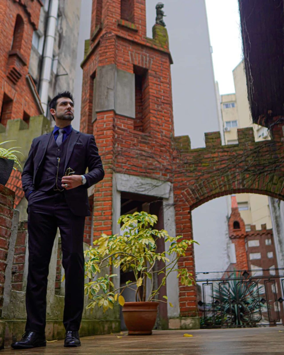 Traje Negro de Hombre Máximo San Martín - Imagen 3
