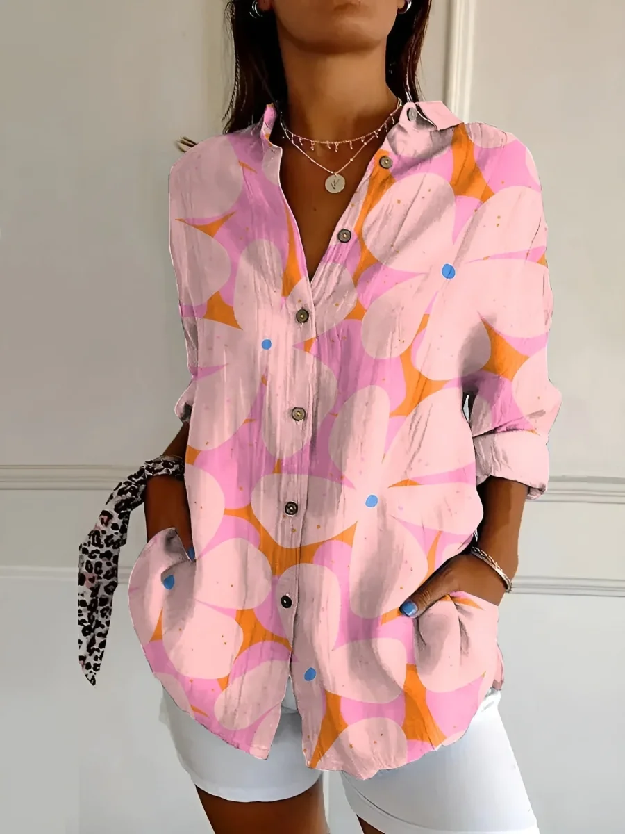 Roxanne - Blusa floral en algodón ligero - Imagen 6