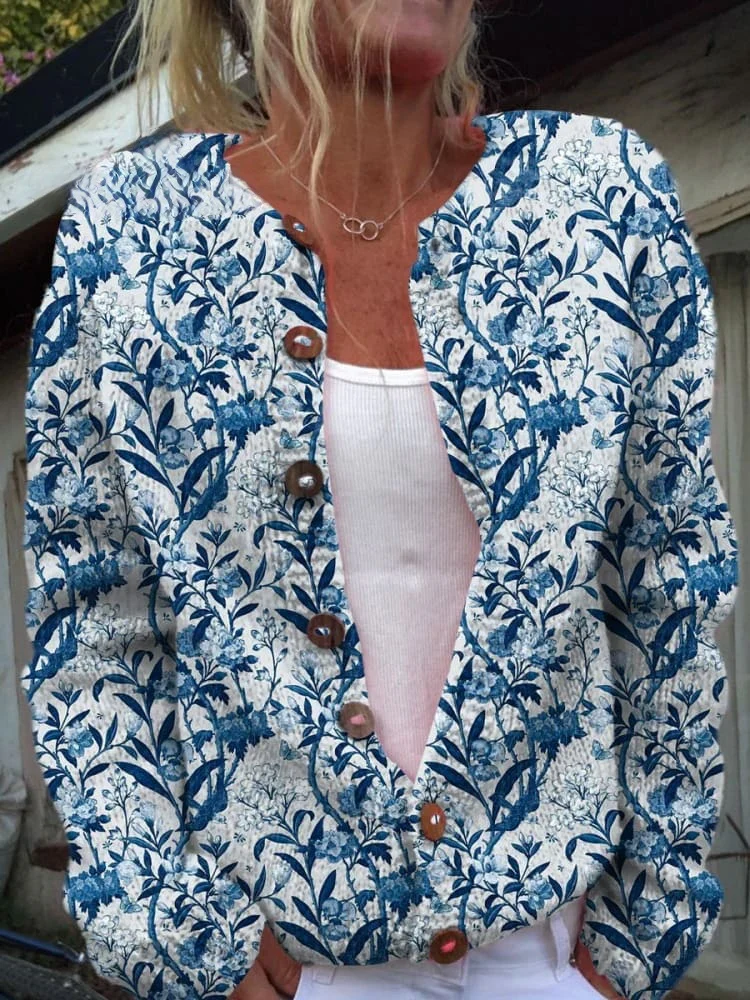 Rosa - Cárdigan con estampado - Imagen 4