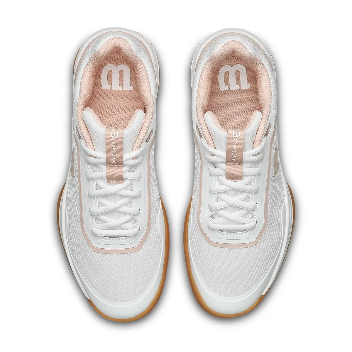 Zapatillas Wilson Courtglide W White/Cameo Rose 2026 - Imagen 3
