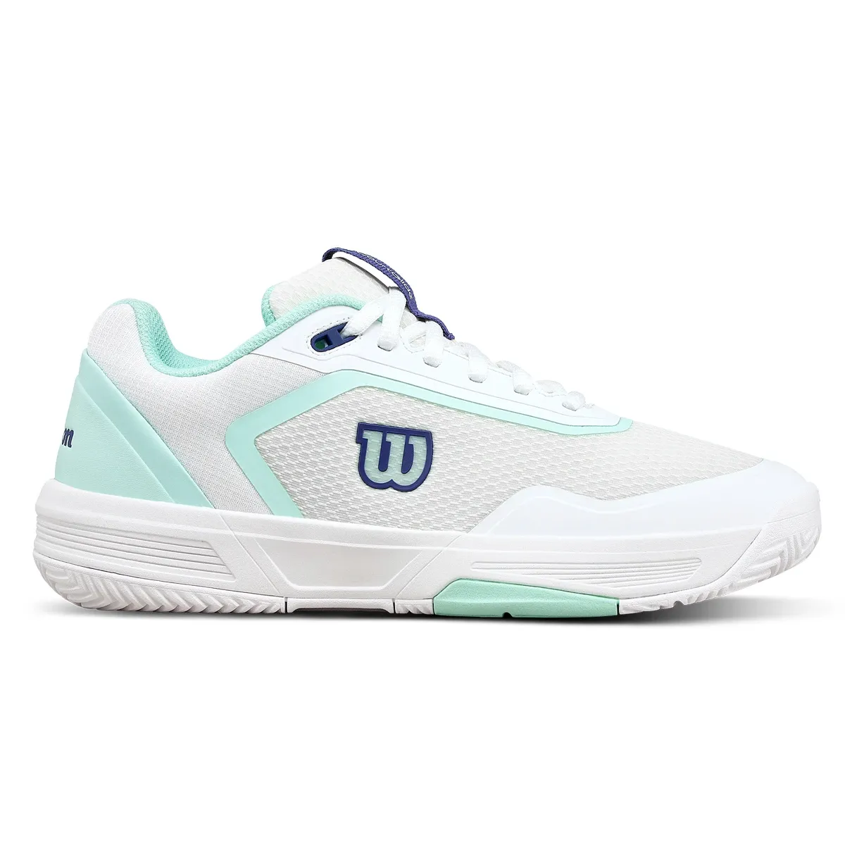 Zapatillas Wilson CourtGlide W Blanco/Turquesa 2026 - Imagen 6