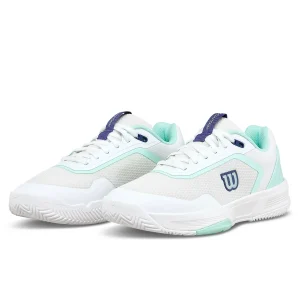 Zapatillas Wilson CourtGlide W Blanco/Turquesa 2026