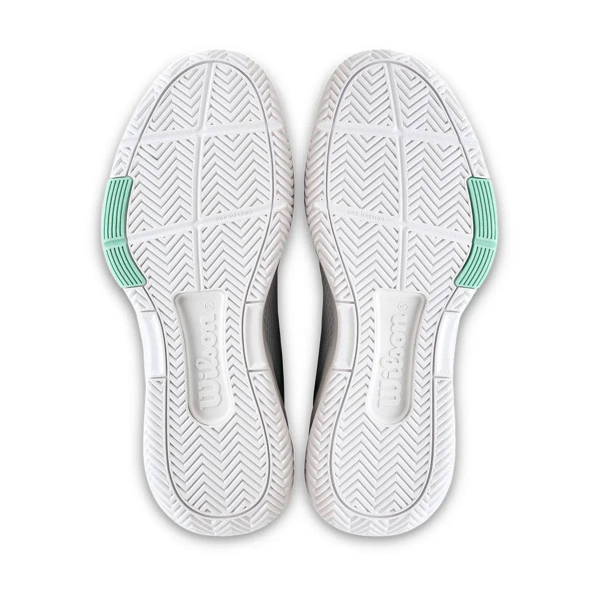 Zapatillas Wilson CourtGlide W Blanco/Turquesa 2026 - Imagen 5