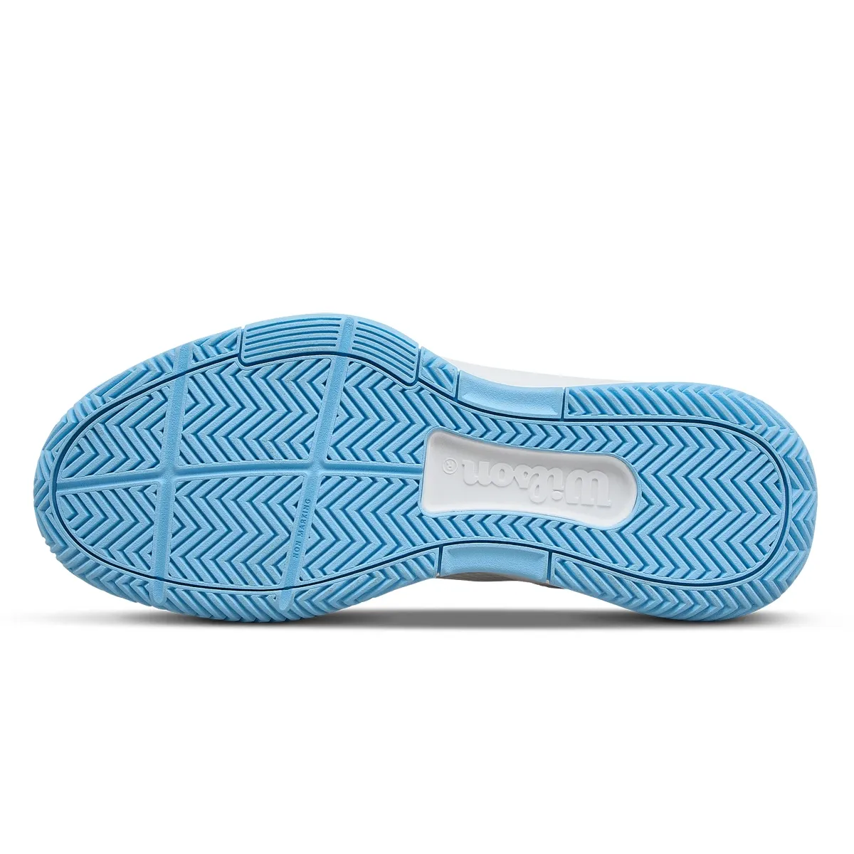 Zapatillas Wilson CourtGlide W Blanco/Azul Cielo 2026 - Imagen 5