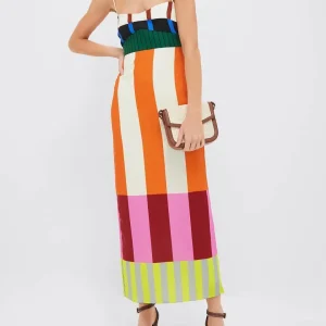 Elsa - Vestido largo multicolor