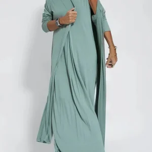 Ava™ | Elegante vestido largo + cárdigan a juego de REGALO