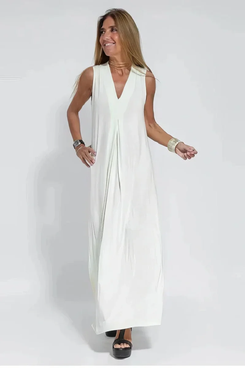 Ava™ | Elegante vestido largo + cárdigan a juego de REGALO - Imagen 6