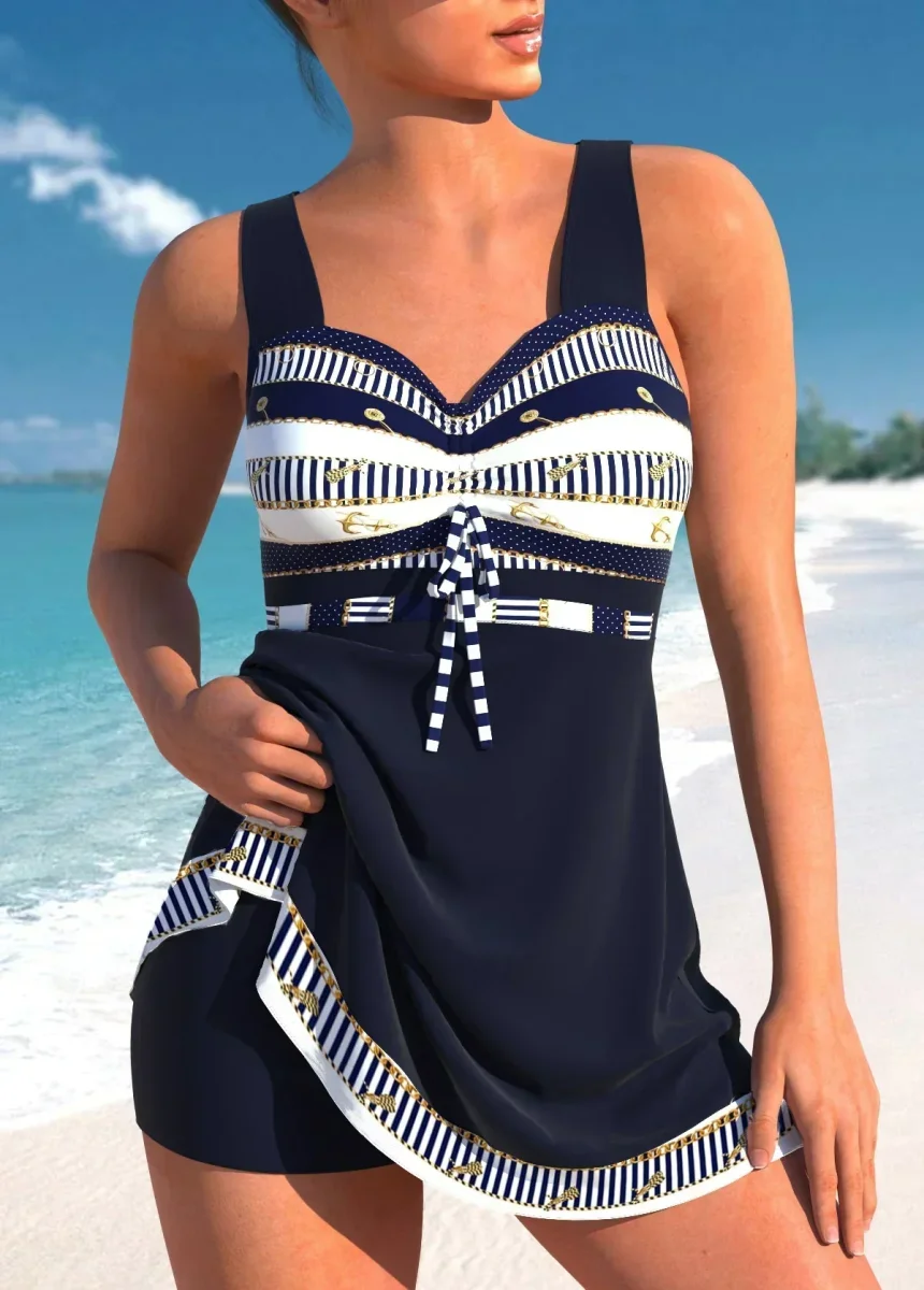 Veronica | Traje de Baño Entero Marino para Mujer - Imagen 4