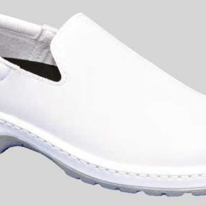 Zapato antideslizante blanco/negro