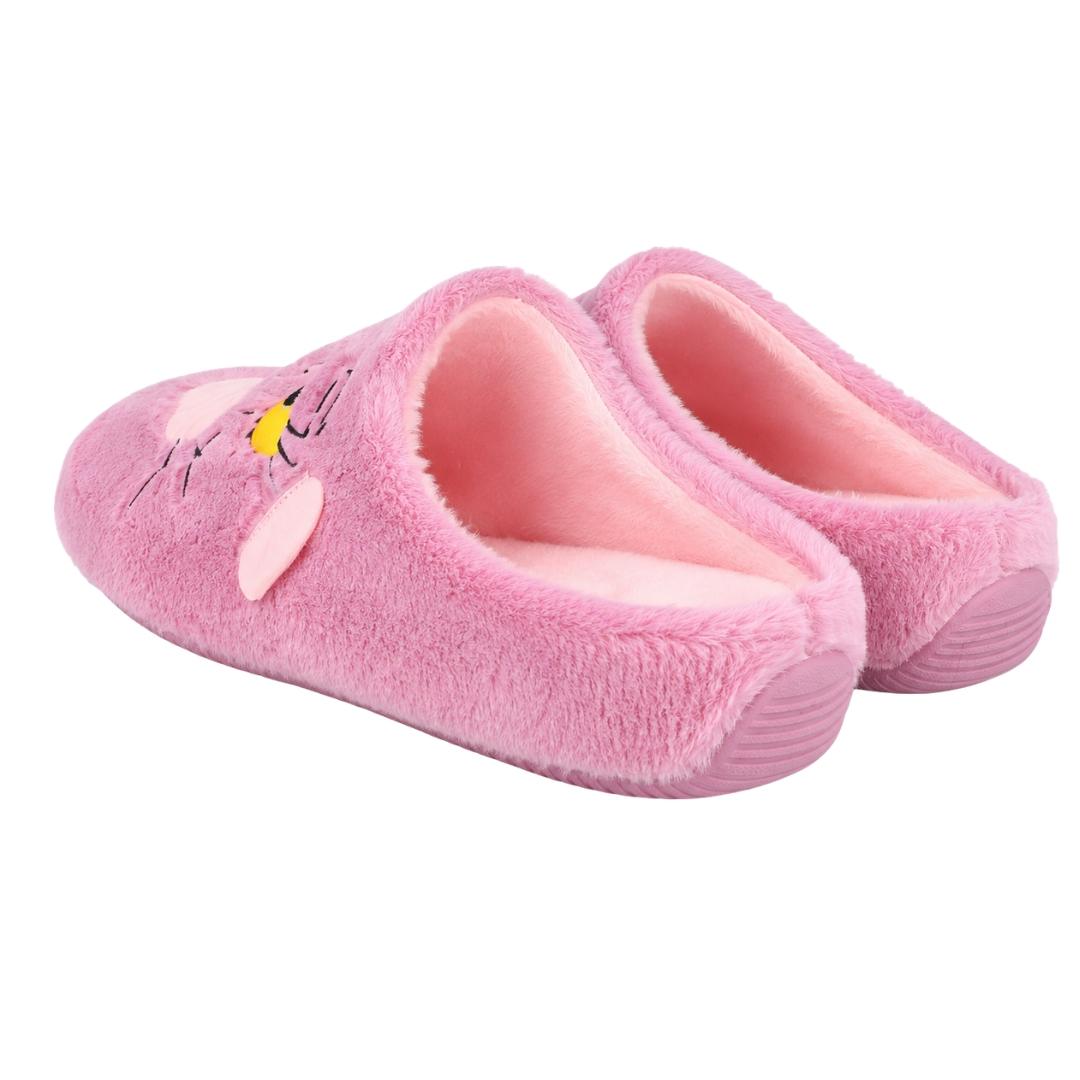 Zapatilla Para Casa Abierta Estampado De La Pantera Rosa - Imagen 4
