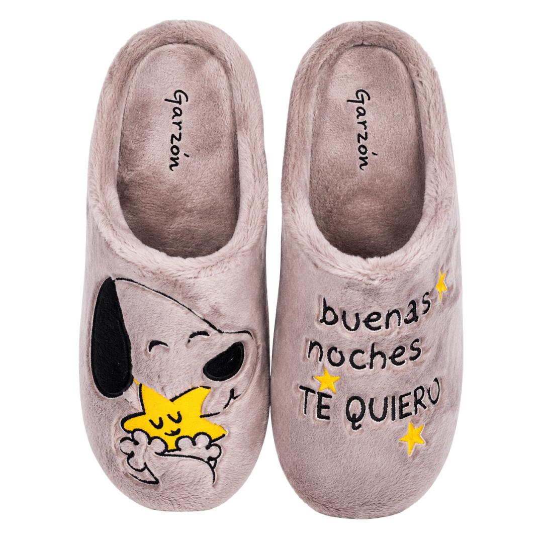 Zapatilla Para Casa Descalza Estampado De Perrito De Buenas Noches - Imagen 3