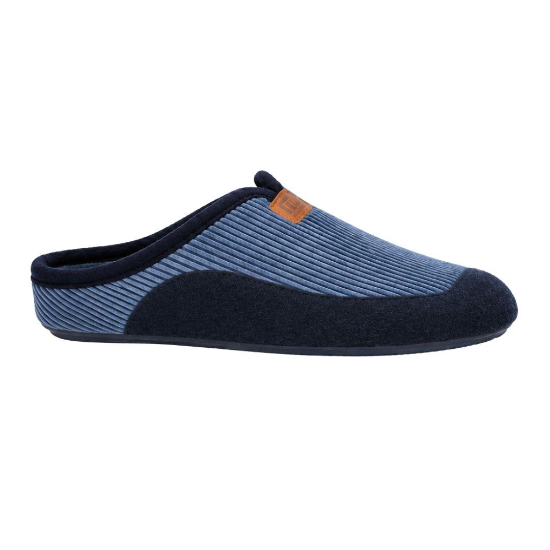 Zapatillas De Casa Abierta En Pana Y Lana - Imagen 2